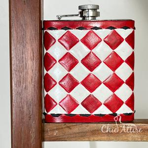 Meilleures ventes March Expo : Sacs isothermes et gourdes à liqueur personnalisés, tendance et uniques, en cuir de vachette à carreaux et acier inoxydable, cadeau pour hommes et femmes - Product Image 1