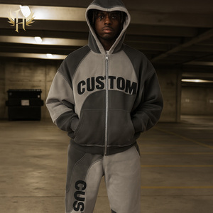 Ensemble survêtement coupe-vent à capuche pour homme, veste de course imperméable, pantalon cargo, vêtements techniques, streetwear, logo personnalisé - Product Image 2