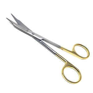 Tijeras de Tenotomía Stevens Curvas de 11 cm, de Carburo de Tungsteno y Acero Inoxidable, Instrumento Quirúrgico Manual de Precisión para Tejidos, con Certificación CE - Product Image 3