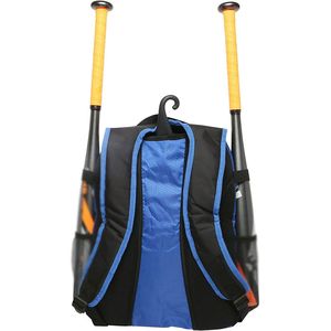 Sac à dos 2-en-1 à roulettes pour sports de plein air, sac de softball, baseball, squash avec tissu durable haute densité et fermeture éclair pliable - Product Image 1