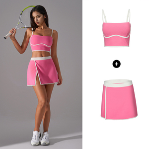 Ensemble de yoga et de fitness pour femmes, respirant et léger, de haute qualité, avec débardeur de sport et leggings très extensibles pour la salle de sport et le yoga au quotidien - Product Image 3