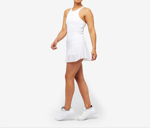 Robe de tennis sans manches personnalisée pour femme avec soutien-gorge intégré et short à poches – Fabricant OEM en gros - Product Image 3