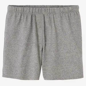 Pantalones cortos deportivos informales para hombre, 100% algodón, color sólido, estampado personalizado para Fitness, playa, baloncesto, malla transpirable, venta al por mayor - Product Image 1