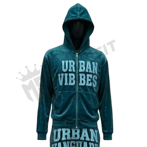 Ensemble de survêtement léger et respirant pour homme avec fermeture éclair, coupe ajustée, idéal pour l'entraînement et le jogging - Product Image 6