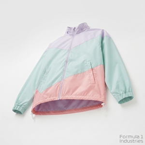 Chaqueta Bomber Unisex con Bloques de Color de Formula 1 Industries, Cortavientos, con Cierre Frontal, Cuello Alto, 100% Nailon, para Invierno, Estilo Deportivo - Product Image 5