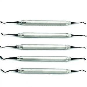 Raspador Dental Manual con Empuñadura Moleteada Plateada, Instrumento Clase I, Shuja Surgico - Product Image 5