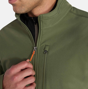 Men's Winter Thermal <b>Fleece</b> Jacket Hooded Breathable Stand Collar Sporty Style Polyester/Cotton Outerwear Cold Weather Athletic - Product Image 5