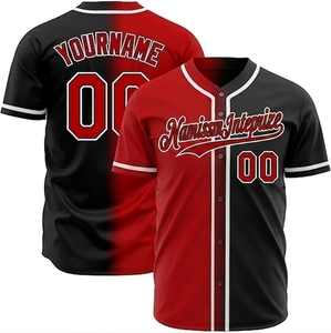 Uniformes de Softbol de Diseño Original para Parejas, con Malla Cosida de Poliéster, Logotipo Personalizado del Equipo, Bloques de Color, Camisetas de Béisbol - Product Image 5