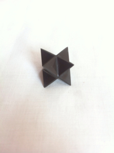 Venta al por Mayor de Cristal Natural Europeo, Ágata Negra, Estrella Merkaba, Estilo Feng Shui del Amor, Ecológico, Hecho a Mano, Semiprecioso - Product Image 3