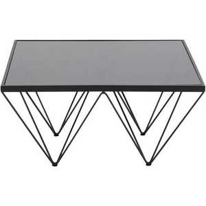 Table basse hexagonale noire avec revêtement, pour la maison, le salon, les villas, usage décoratif, table basse de qualité supérieure - Product Image 6