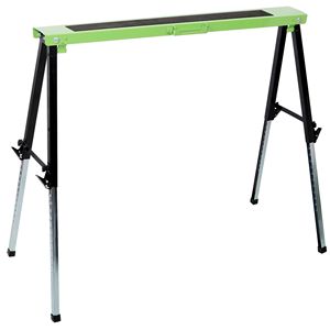 Paquete de 2 Caballetes Plegables Reforzados de Acero Portátiles, Capacidad de 660 LBS, Banco de Trabajo Ajustable en 12 Alturas para Carpintería - Product Image 2