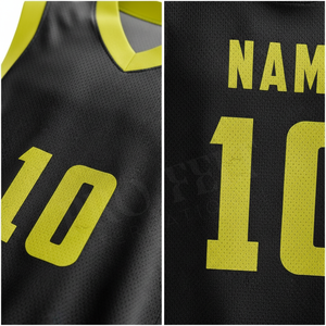 Maillot de basket-ball réversible professionnel pour le streetball en plein air, uniforme léger et respirant, kit d'entraînement pour les clubs - Product Image 4