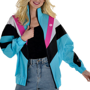 Trendy Custom <b>Lightweight</b> Women Windbreaker <b>Jacket</b> Full Zip Color Block Streetwear OEM Breathable Outdoor Casual <b>jacket</b> for men - Product Image 3