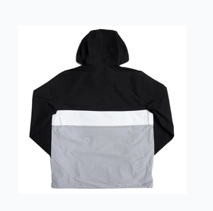 High Quality Premium OEM Custom Logo Outdoor Sports Jackets Plus Size Windproof Windbreaker Jacket For Men Color <b>Block</b> - Product Image 6