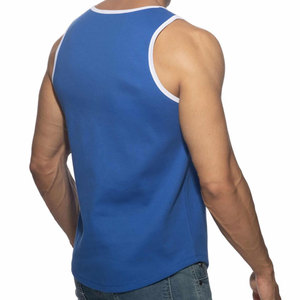 เสื้อกีฬาแบบยาว ทรงเข้ารูป สำหรับวิ่ง ออกกำลังกาย ผ้าเนื้อยืดสูง ใส่เล่นโยคะ หรือเล่นกีฬา แบบเรียบ ไม่มีลาย แขนกุด - Product Image 3