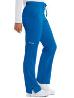 Pantalon de travail médical pour femme, coupe oversize, en tissu tissé élastique, avec détection d'aiguilles, blanc, rose, bleu, pour toutes les saisons