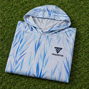OEM Custom Sublimated Fishing Hoodie Long Sleeve Hooded Fishing Shirt Sun Protection UPF 50 Unisex <b>Feather</b> Print - Product Image 6