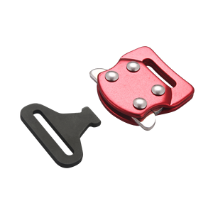 Hebilla de cinturón de seguridad pequeña y ligera de aluminio para pruebas de dureza en arneses de deportes extremos - Product Image 1