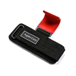 ปรับแต่งโลโก้ ที่จับยกน้ำหนักแบบตะขอ พร้อมสายรัดข้อมือและสายรัด - อุปกรณ์ป้องกันระดับมืออาชีพสำหรับการฝึกซ้อมในยิมและการดึงข้อ - Product Image 2