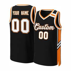 Maillots de basket-ball personnalisés avec logo imprimé, quantité en gros, vêtements de sport, sublimation, 100% polyester, antibactérien, séchage rapide, haute qualité - Product Image 1