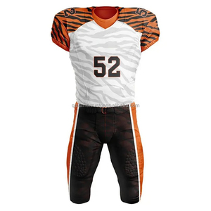 Professional American Football Jersey Custom Team Uniform Short Sleeve Printed Plus Size Quick Dry Breathable Summer Adults - Product Image 6