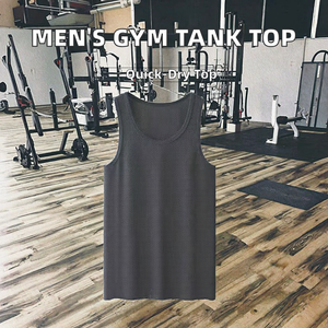 Débardeur d'entraînement décontracté pour homme avec logo personnalisé, 100 % coton, col rond, anti-boulochage, imprimé numériquement pour la musculation Fortleo – Collection été - Product Image 4