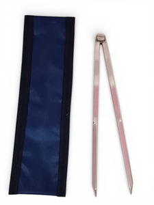 Single-Hand Use Solid Brass <b>Lacquerware</b> Divider Cover | Portable Vintage Navigation Chart Divider for Engineers Artists Drawing - Product Image 2