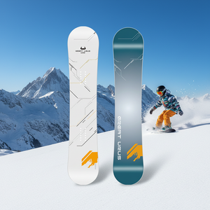 Ski et <span class=keywords><strong>snowboard</strong></span> professionnels en fibre de carbone avec noyau en bois de forme asymétrique, imprimés en 3D, pour l'hiver, OEM ODM, usine personnalisée - Product Image 2
