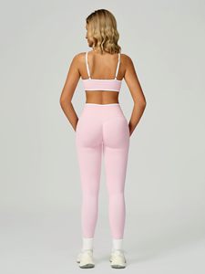Conjunto de Sujetador Deportivo Personalizado sin Costuras para Yoga, de Secado Rápido y Ajuste Ceñido, para Mujer, Ropa Deportiva - Product Image 3