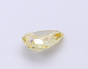 Excellente Pierre Précieuse Diamant Polonais 0,57 Carat Jaune Vif Fantaisie Taille Poire Pureté VS1 Cultivée en Laboratoire Pierre Brute Brillante Bijoux Fins - Product Image 2