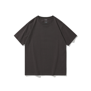 T-shirt d'été pour homme en polyester/rayonne tricoté à manches courtes, coupe ample unie, personnalisable avec logo, écologique, vente en gros - Product Image 3
