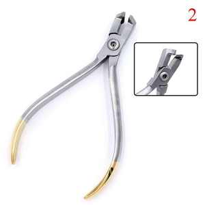 Pinzas de corte de filamentos de material dental, pinzas de corte de alambre de nitinol, pinzas de corte final para ortodoncia de SurgiRight - Product Image 1