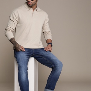 Chemises formelles pour hommes à manches longues, qualité supérieure, prix raisonnable, avec logo personnalisé brodé/imprimé, tricotées, anti-boulochage - Product Image 1