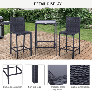 Garden Sets Height <b>Adjustable</b> <b>Bar</b> <b>Stool</b> - Product Image 5