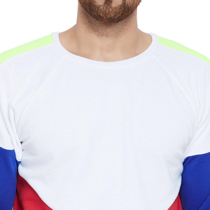 Ensemble de survêtement pour homme avec blocs de couleur, sweat-shirt à col rond, pantalon de jogging long avec poches latérales, style décontracté pour le printemps - Product Image 6