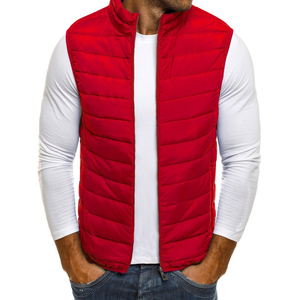 Chaleco Acolchado Ligero Informal para Hombre, Marca Privada High Street, Diseño Sólido, Impermeable, Cortavientos, Ropa de Invierno - Product Image 4