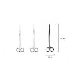 Manufacturing Straight Cuticle Scissors Stainless Steel Right-Handed Professional Beauty Tools <b>Kit</b> Scissor Case ANAAIF - Product Image 5