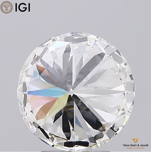 Diamante cultivado en laboratorio CVD con certificación IGI para centro de colgante personalizado, 9.30 mm, claridad VVS1, color F, 3.00 quilates, forma redonda - Product Image 4