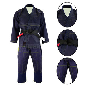 Trajes de Jiu Jitsu Activos, Uniformes de Entrenamiento Ligeros con Costuras Reforzadas para Práctica y Competición de Artes Marciales - Product Image 4