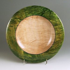 Assiettes de présentation en bois écologiques, forme personnalisée, rondes - Product Image 2