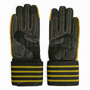 Weight Lifting Gloves PU Material Anti-Slip Padded Palm <b>Light</b> Weight Half Finger Buckle Powerlifting Gym Sports Gloves for - Product Image 3