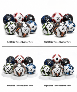 Ensemble de 6 ballons de football personnalisés X |   6 couleurs différentes |   Logo X |   Fabricant OEM ODM |   Design haut de gamme |   Qualité supérieure - Product Image 3