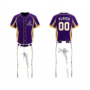 Tenue d'équipe de baseball, uniforme de sport de haute qualité, vêtements de sport personnalisés, uniforme de baseball pour hommes le plus vendu, logo personnalisé - Product Image 2