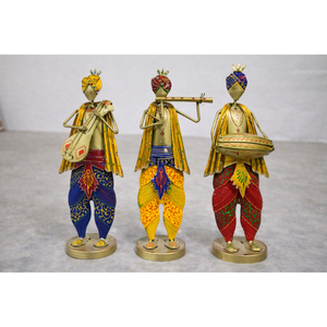Figurines Art Déco Traditionnelles en Métal – Décoration Maison Faite Main Amovible pour Diwali, Retraite et Cérémonies de Condolences - Product Image 1