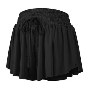 Shorts Deportivos Fluidos para Mujer, Shorts Bonitos para Gimnasio, Yoga, Correr y Hacer Ejercicio con Diseño de Falda para Tenis, Verano y Ropa Deportiva - Product Image 1