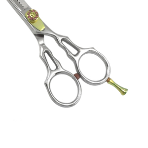 Ciseaux professionnels en acier inoxydable pour effiler les cheveux, 30 dents, poignée décalée pour droitiers, ciseaux de texture pour salon de coiffure - Product Image 5