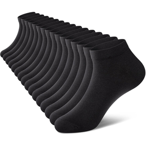 Calcetines Tobilleros Invisibles de Color Sólido, Transpirables, de Punto, con Spandex y Poliéster, Finos, Casuales de Verano para Adultos, en Gris, Negro, Blanco y Azul - Product Image 6