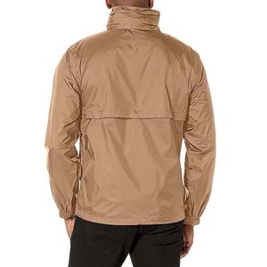 Men's <b>Waterproof</b> Rain <b>Jacket</b> Canvas Nylon Polyester High Street Design Windproof Features Front Logo Wholesale Service Pakistan - Product Image 2