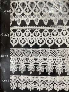 Encaje GPO de algodón de alta calidad con acabado fino para prendas de lujo y uso artesanal. - Product Image 4