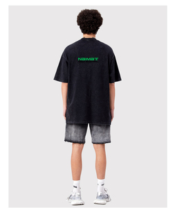 ผู้ผลิตขายส่งเสื้อยืดคอตตอนผู้ชายทรงโอเวอร์ไซส์ แขนสั้น ผ้าถักเนื้อนุ่ม สีพื้น สำหรับฤดูร้อน รับสั่งทำตามแบบ - Product Image 3